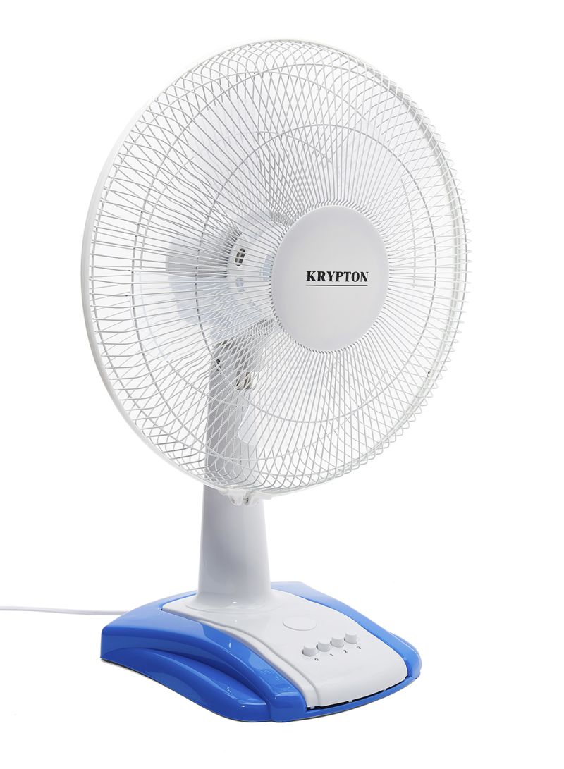 60W 16-Inch Table Fan KNF6026 White / Blue